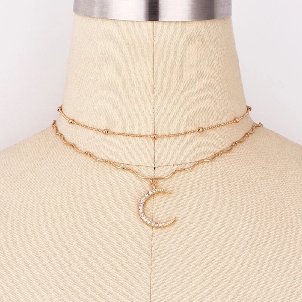 🛍NEW⚡️ “Sparkling Moon”  Choker - Picture 3 of 6